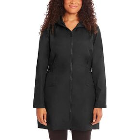 Kirkland Signature Ladies' Hooded Lightweight Jacket Pick (Black, Small)