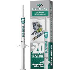 XADO Revitalizant EX120 Fuel Additive Gasoline or Diesel Equipment Additives - Nozzle Injection or Carburetor Systems Restorer (Syringe 8 ml)