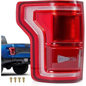 2015-2017 F150 LED Tail Light Assembly with Blind Spot Alert Monitor Compatible with Ford F-150 Raptor Lariat Limited Platinum King Ranch Replace for HL3Z13405D (Rear Left Driver Side)
