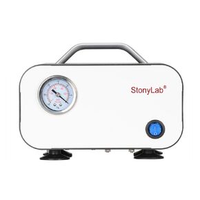 stonylab Diaphragm Vacuum Pump, Compact Oil Free Vacuum Pump Pressure Pump for Filtration Distillation Laboratory Work, 110-220V