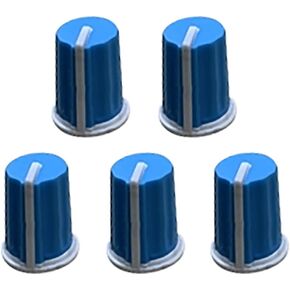XHSESA 5Pcs Potentiometer Control Knob 6mm Insert Shaft Plastic Potentiometer Volume Control Rotary Knob (Green) in Saudi Arabia