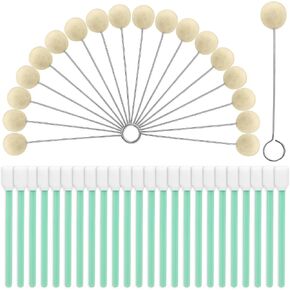 50 قطعة من دوبر الصوف، فرشاة صبغ جلدية، دابر جلدي مع 30 قطعة من أعواد تنظيف لصبغ الجلود، مشاريع صناعة الجلود اليدوية in Kuwait