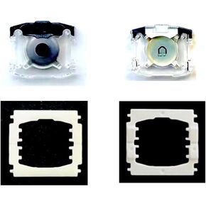 Replacement (2pcs) Letter/Symbol/Number KeyCap Base Gasket and Butterfly Hinges Fit for MacBook Pro Retina 13" / 15" Model A1706 A1707 A1708 2016-2017 Model A1534 12" 2017 Year Keyboard