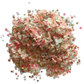 Inside My Nest Biodegradable Wedding Confetti Peach Mint Coral Gold 60g/2oz
