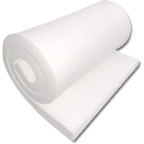 FoamTouch 1x24x72HDF Upholstery Foam Cushion, High Density, 1" H x 24" W x 72" L, 1 Count (Pack of 1)