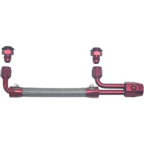 Edelbrock 8088 King Demon Braided Stainless Steel Fuel Line Kit