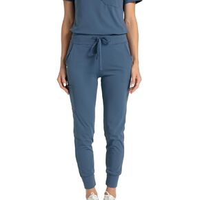 Jogger Scrub Pant for Women - 2 Pockets, 1 Cargo Pocket, Yoga High Waistband, Drawstrings, Moisture-Wicking