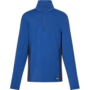 سترة Kerrits Kids Rail Side Quarter Zip Tech - صلبة