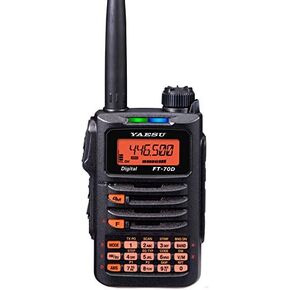 Original Yaesu FT-70DR FT-70 144/430 MHz Digital/Analog Handheld Transceiver - C4FM / FDMA - 3 Year Manufacturer Warranty