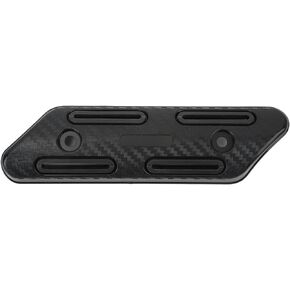 Fdit Pipe Heat Shield, Pipe Heat Guard Universal for Scooters for Motorcycles (Black)