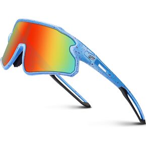 RIVBOS Youth Baseball Sunglasses for Kids(Boys&Girls) Polarized UV Protection Cycling Glasses RYS007