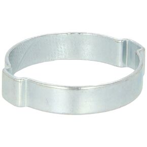 Oetiker 10100029 Zinc-Plated Steel Hose Clamp, Double Ear, Clamp ID Range 18 mm (Closed) - 22 mm (Open) (Pack of 10)