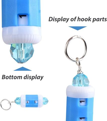 مجموعة أدوات الحرف اليدوية لحياكة الكروشيه من سوارتس مكونة من 4 قطع باللون الأزرق in Kuwait