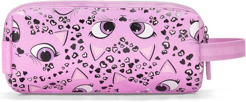 حقيبة أقلام رصاص شفافة باللون الأخضر من تشوكو موكا للبنات - حافظة أقلام ناعمة بسحاب - مقلمة جمالية لطيفة لمدرسة رياض الأطفال الابتدائية، باندا in Kuwait