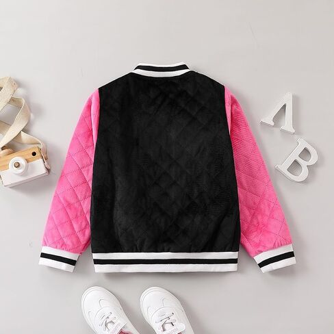 GMMDOMKID Kids Varsity Jacket for Boys Girls Sporty Kids Baseball Jackets Classic School Coats for Everyday and Sports in Saudi Arabia