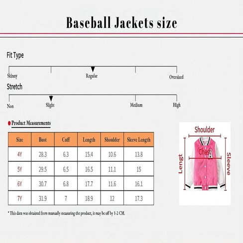 GMMDOMKID Kids Varsity Jacket for Boys Girls Sporty Kids Baseball Jackets Classic School Coats for Everyday and Sports in Saudi Arabia