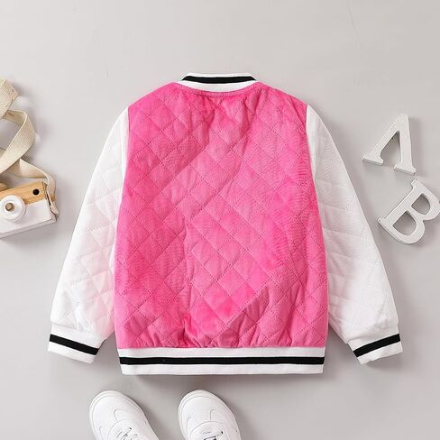 GMMDOMKID Kids Varsity Jacket for Boys Girls Sporty Kids Baseball Jackets Classic School Coats for Everyday and Sports in Saudi Arabia