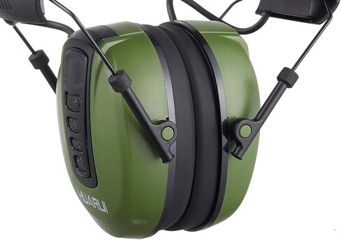 HUARUI Electronic Shooting Ear Protection+Sound Amplification Hunting Earmuff+Noise Reduction Headphones for Gun Range in Saudi Arabia