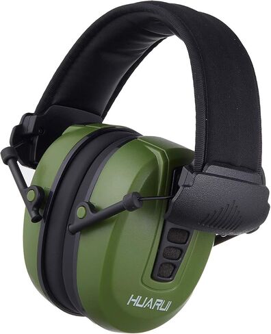 HUARUI Electronic Shooting Ear Protection+Sound Amplification Hunting Earmuff+Noise Reduction Headphones for Gun Range in Saudi Arabia
