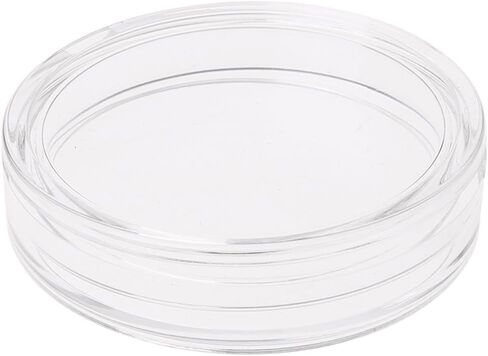 5 Pcs Transparent 38.6mm Round Acrylic Coin Case Storage Box Capsule Container Storage Box for Silver 2 oz, Coin Collection Supplies, Coin Trays and Coin Boxes, Money Handling Products in Saudi Arabia