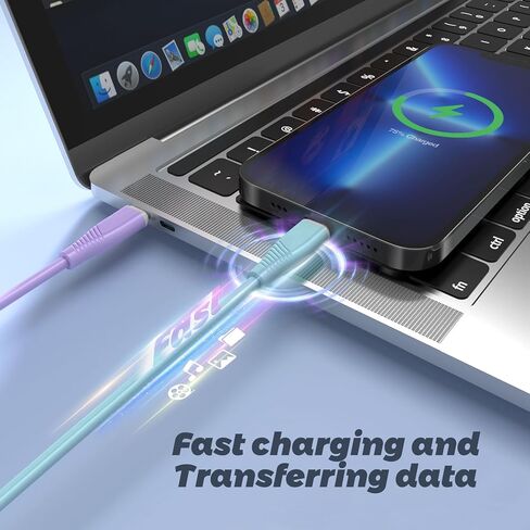 Bkayp 3 حزمة 6 أقدام USB C إلى كابل Lightning شاحن iPhone معتمد من MFi شحن سريع من النوع C إلى كابل Lightning سلك شحن سريع متوافق مع iPhone 14 13 12 11 X 8 Pro Max Plus والمزيد in Kuwait