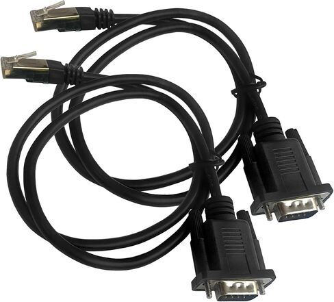 coolerguys 30-Inch RJ45 Male to DB9 RS232 Male 2-Pack in Saudi Arabia