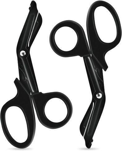 Trauma Shears, 2-Pack Medical Scissors, Premium Bandage Scissors for EMT Workers Doctors Nurses, 7.5" Nursing Scissors, Surgical Scissors, Emergency First Aid Scissors (Purple+Pink) in Saudi Arabia