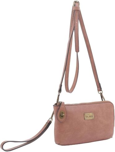 Liz Soto Tina Wristlet Wallets for Women - Clutch Wristlet Convertible to Shoulder Bag or Handbag, Wrist Purse in Saudi Arabia