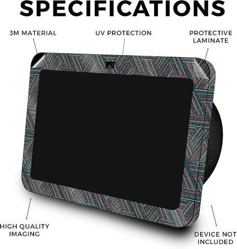 جلد لامع لامع متوافق مع Amazon Echo Show 8 (الجيل الثالث، 2023) - خطوط مثلثة - غطاء لاصق واقٍ من الفينيل 3M ممتاز - سهل الاستخدام | صُنع في الولايات المتحدة الأمريكية بواسطة MightySkins in Saudi Arabia