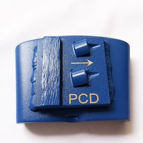 قرص كتلة طحن PCD مكون من 3 قطع يدور في اتجاه عقارب الساعة أو عكس اتجاه عقارب الساعة مع الماس لإزالة الإيبوكسي الخرساني (النمط B-PCD على اليمين) in Kuwait