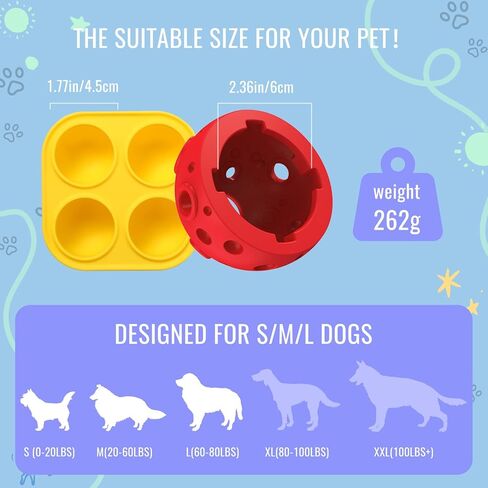 لعبة مضغ الكلب القابلة للملء من لاريموير، صينية علاج لأغذية الكلاب المجمدة، لعبة علاج مطاطية قابلة للملء بنفسك وقوالب سيليكون، ألعاب تحفيز مضغ قوية (أخضر) in Kuwait