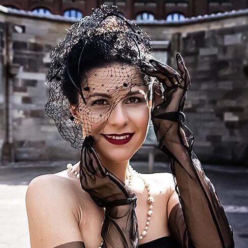 الحجاب قبعة fascinator للنساء ريشة قطع الشعر مقطع، الحجاب الأسود عقال قفص العصافير الأسود الحجاب عقال، الزفاف الحجاب الزفاف fascinator شبكة الشاي حزب قبعة الزفاف الزفاف (bkack) in Saudi Arabia