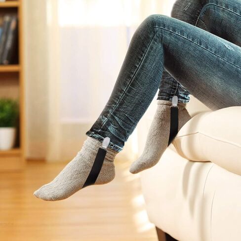 Adjustable Boot Straps Pant Stirrups Clips for Women and Men Motorcycle Biker Smooth Jeans Trousers Bed Sheets, Mattress Covers,Curtain and Seats Cushion 8 Piece Black in Kuwait