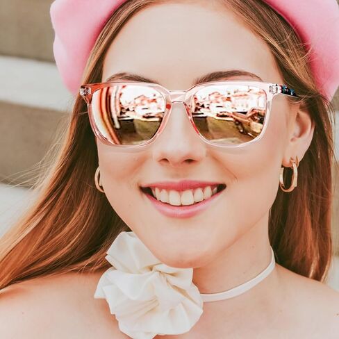 Polarized Sunglasses Womens Men Vintage Sun glasses Square Trendy Classic Simple Fashion Retro in Saudi Arabia
