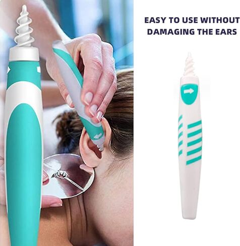 16 قطعة لإزالة شمع الأذن، أداة إزالة حلزونية، مجموعة شمع الأذن قابلة لإعادة الاستخدام، منظف آمن لتنظيف الكاميرا، سيليكون ناعم واستبدال مرن، بديل قابل للغسل، يحتوي على منظف مزيل شمع الأذن in Kuwait