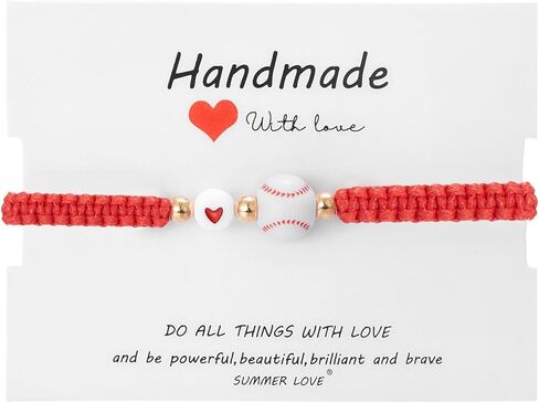 To My Son Bracelet from Mom Soccer Stuff Handmade Gift Baseball Basketball Football Soccer Volleyball Gifts for Him Birthday Gifts for Boys Men in Saudi Arabia
