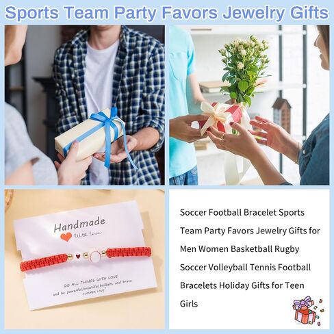 To My Son Bracelet from Mom Soccer Stuff Handmade Gift Baseball Basketball Football Soccer Volleyball Gifts for Him Birthday Gifts for Boys Men in Saudi Arabia