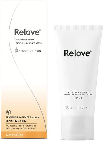 Relove Calendula Extract Feminine Intimate Wash | Gynecologist | Calendula Fragrance | pH-3.8 | Hypoallergenic | SLS,SLES Free | 4oz in Saudi Arabia