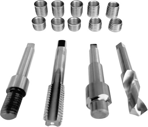طقم إصلاح الخيوط بمقاسين 5/8-11 بوصة (بما في ذلك 5 إدخالات من الفولاذ المقاوم للصدأ بطول 0.5 بوصة، و5 إدخالات من الفولاذ المقاوم للصدأ بطول 0.75 بوصة) in Kuwait