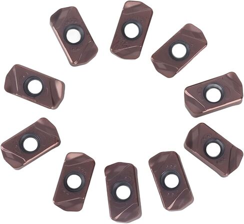 10 Pcs Turning Inserts Carbide CNC Inserts Lathe Turning Finishing Inserts with Coating (SEKT1204) in Saudi Arabia