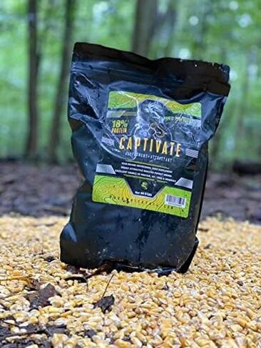 Pure Whitetail | Captivate | Supplemental Feed for Whitetail Deer | Antler Growth & Body Development | Roasted Peanut Aroma | 5 LB Bag in Kuwait