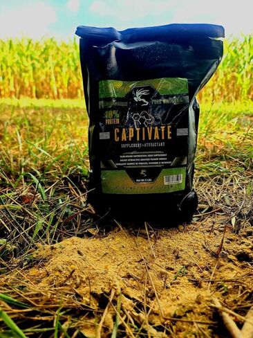 Pure Whitetail | Captivate | Supplemental Feed for Whitetail Deer | Antler Growth & Body Development | Roasted Peanut Aroma | 5 LB Bag in Kuwait