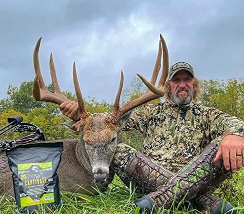 Pure Whitetail | Captivate | Supplemental Feed for Whitetail Deer | Antler Growth & Body Development | Roasted Peanut Aroma | 5 LB Bag in Kuwait