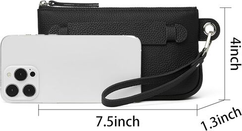 دوريس آند جاكي حقيبة يد نسائية صغيرة من الجلد بسحاب مع حزام قابل للإزالة in Kuwait