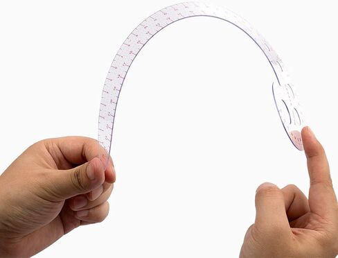 BUDDE Sew French Curve Metric Ruler - 4 Style Fashion Clear Metric Sewing Ruler Set, French Curve Pattern Ruler Kit for Beginners Tailors Designers in Saudi Arabia