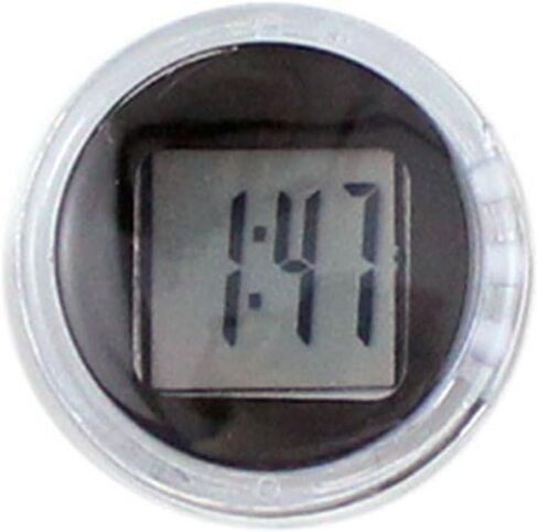 KAYNO قطعة واحدة من ساعات الدراجات النارية الصغيرة المقاومة للماء والتثبيت على الدراجة النارية وساعات رقمية للمركبات والسيارات والسيارات وسيارات الدفع الرباعي والمزيد بقطر 1.1، وإكسسوارات المقود الرياضية القوية in Kuwait