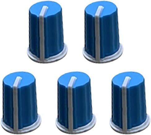 XHSESA 5Pcs Potentiometer Control Knob 6mm Insert Shaft Plastic Potentiometer Volume Control Rotary Knob (Green) in Saudi Arabia