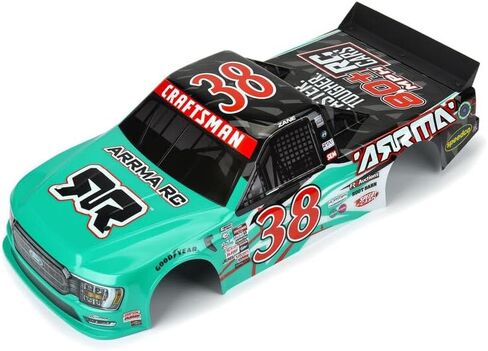 ARRMA 2023 LE No.38 F150 NASCAR TRK Bdy Teal: Infrctn 6S, ARA410018 in Saudi Arabia