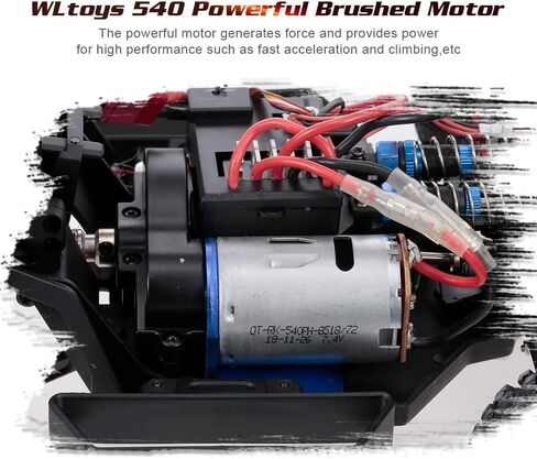 سيارة Goolsky WLtoys 12423 RC، سيارة تحكم عن بعد بمقياس 1/12 2.4 جيجا هرتز، شاحنة كهربائية رباعية الدفع ذات دورة قصيرة RTR RC in Kuwait