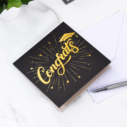 بطاقات تخرج 2024، بطاقة تهنئة تخرج منبثقة ثلاثية الأبعاد مع أضواء وموسيقى، بطاقة تهنئة فئة 2024 للكلية والمدرسة الثانوية، هدايا تخرج تهنئة لابن وابنة وحفيد in Kuwait